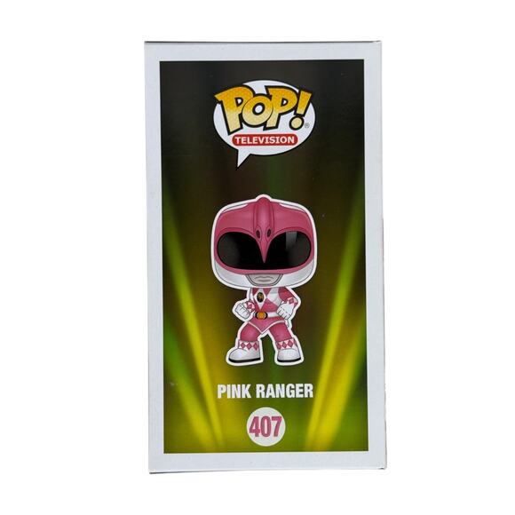 Funko Pop Unopened Pink Ranger 407 Mighty Morphin' Power Rangers Exclusive - Picture 4 of 9